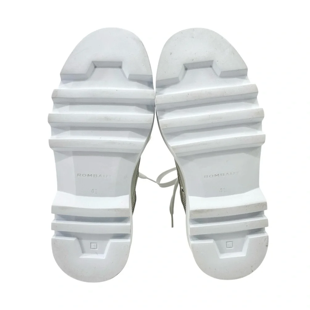 Rombaut Protect Hybrid White Chunky Platform Sneakers sz 41 - Picture 13 of 15